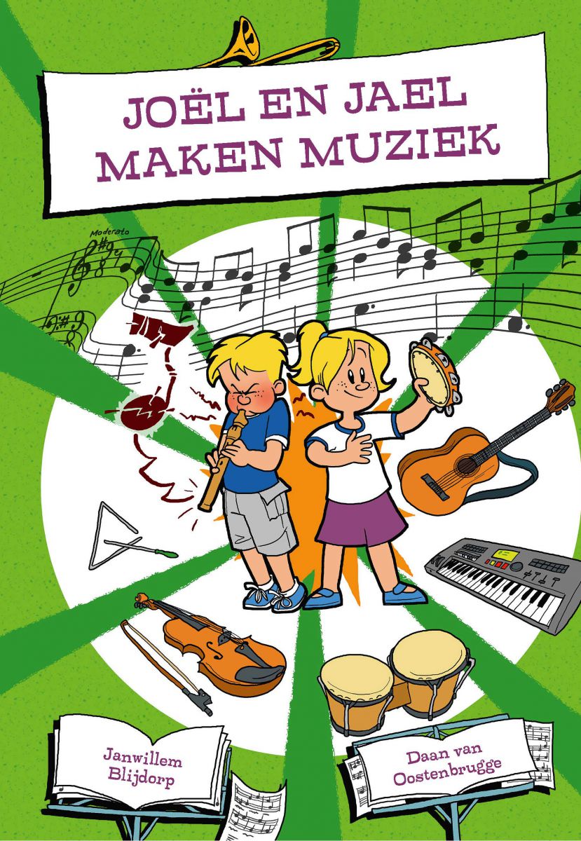 Joël en Jael maken muziek